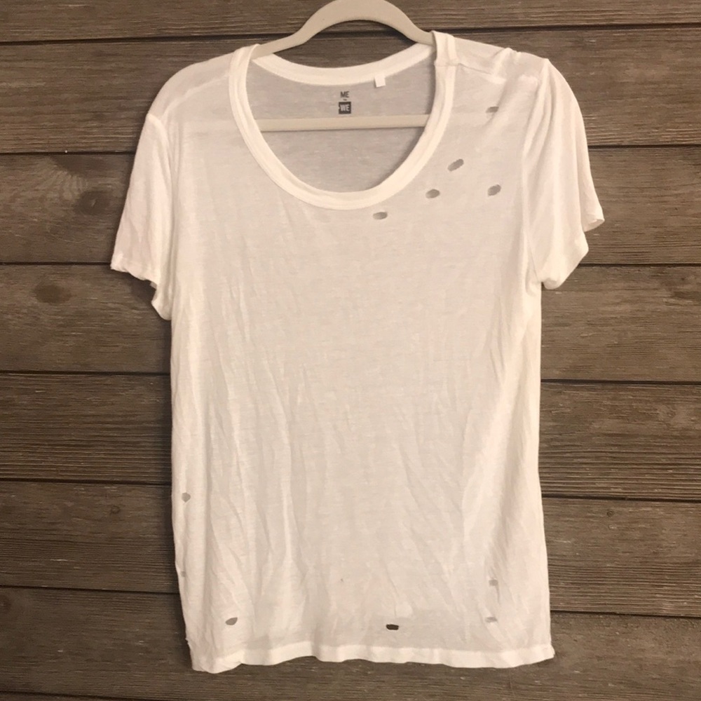 White too with mini hole detailing